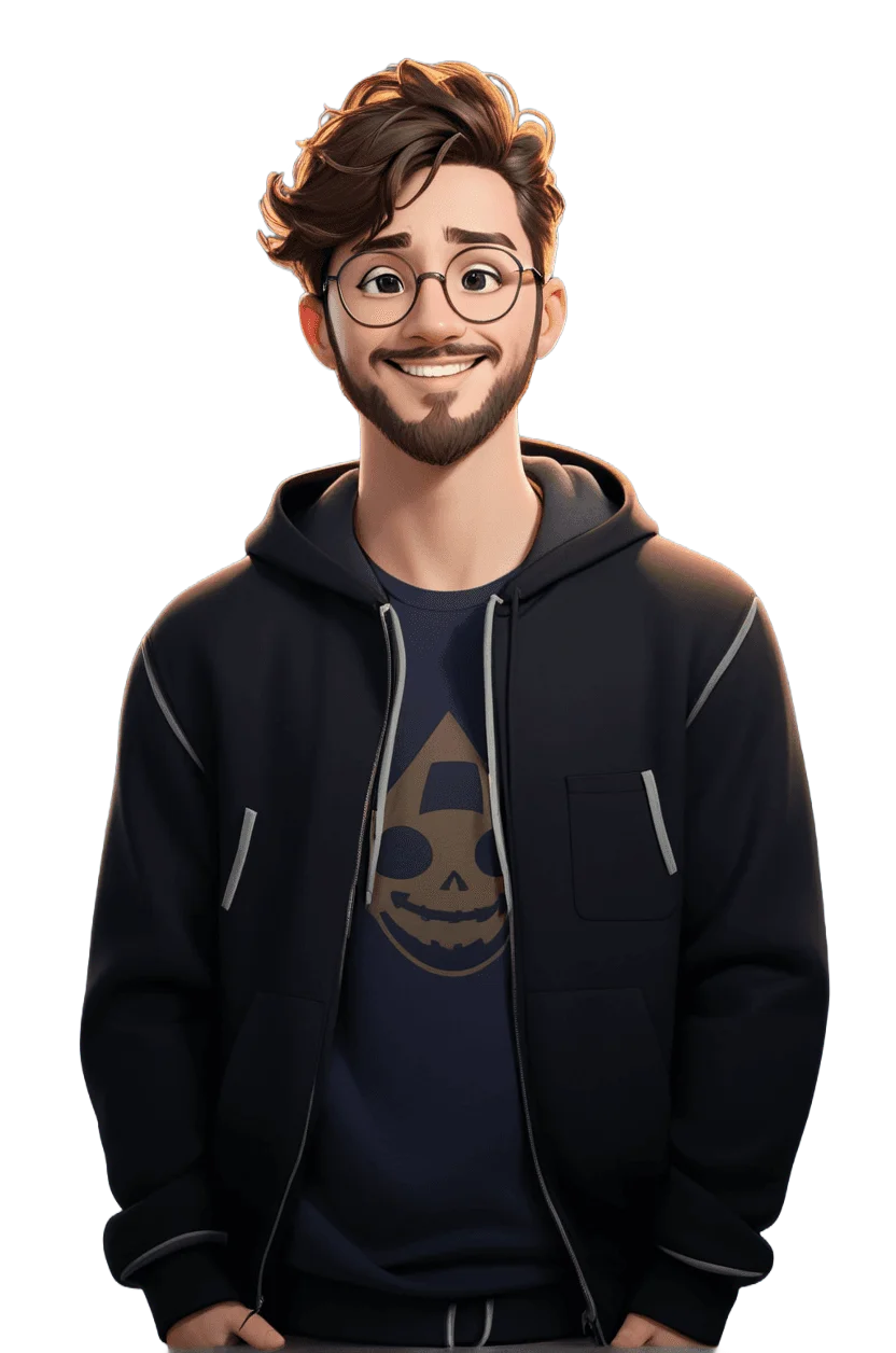 Illustrated portrait of Pasindu Kavinda, Software Engineer